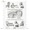 retro i vintage, różne napisy, dawne napisy, ozdoby, dekoracje, ramka, ozdobne ramki, patefon, fotel, szezląg, meble retro, 